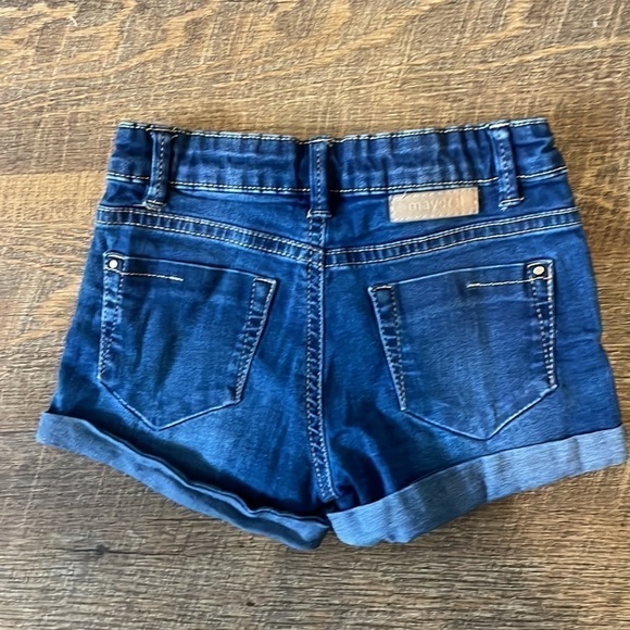 Mayoral Girl’s Denim Shorts Adjustable Waist Size 3 98cm - Picture 4 of 7